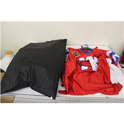 2 NEW WEST SALMON BELLIES JERSEY'S AND VANCOUVER CANUCKS JACKETS