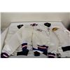 Image 4 : 2 NEW WEST SALMON BELLIES JERSEY'S AND VANCOUVER CANUCKS JACKETS