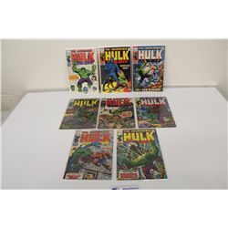 THE INCREDIBLE HULK #116, #117, #118, #119, #120, #121, #122, #123 SOLID COPIES IN LOWER GRADE