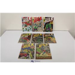 THE INCREDIBLE HULK #132, #133, #134, #135, #137, #140, #143, #145 SOLID COPIES IN LOWER GRADE