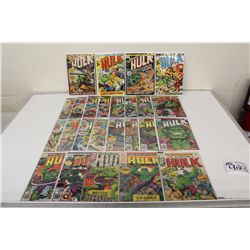 THE INCREDIBLE HULK KING-SIZE SPECIAL #1, #2, #3 PLUS 22 COPIES IN LOWER GRADE
