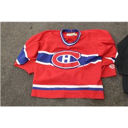 LOT OF 3 HOCKEY JERSEYS- CANUCKS, CANADIENS AND PENGUINS