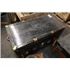 Image 2 : LARGE ANTIQUE STEAMER TRUNK
