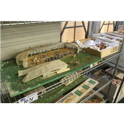 3 MODEL CIRCUS SETS WITH FIGURINES & RINGLING BROS POSTERS