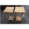 Image 1 : 2 MATCHING PINE END TABLES