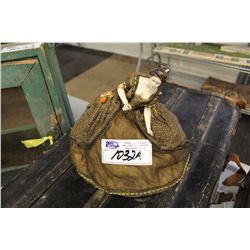 ANTIQUE CHINA DOLL- ARMS BROKEN