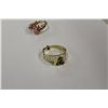 Image 4 : ONE LADIES 14KT YELLOW GOLD NATURAL AMETHYST AND DIAMOND SET RING. REPLACEMENT VALUE $850, ONE