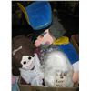 Image 1 : Box Lot Misc Dolls and  Stuff Toys