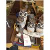 Image 1 : Box Lot Misc. owl decor.