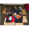 Image 1 : 4 boxes misc. baseball cap collection.