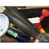 Image 3 : Tub misc. hand tools, electric yard blower,