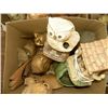 Image 2 : Box Lot of Ceramic Owls Figurines-Plaques