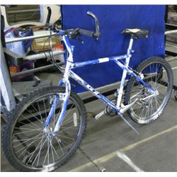 Men's Blue GT Mountain Bike.