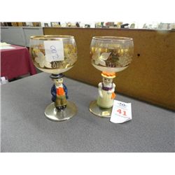 Hummel Style Goblets - West Germany