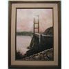 Image 3 : San Francisco Bay Bridge - ORIGINAL Oil on canvas - Jeanne Bonine