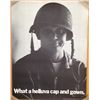 Image 1 : HIPPY WAR PROTEST POSTER - WHAT A HELLUVA CAP AND GOWN