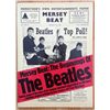 Image 1 : MERSEY BEAT - THE BEATLES - BOOK WITH REPLICA'S OF LIVERPOOL NEWS