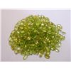 Image 1 : Loose Oval Cut Peridot Stone Of Weight 88.50 Ctw