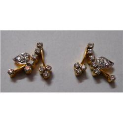 3.35g Earring of Diamond 0.48 Ctw in 18kt Yellow Gold