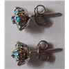Image 2 : 2.230g Earring of Turquoise in Silver