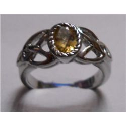5.050g Ring Of Citrine in Silver