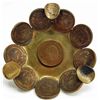 Image 1 : RARE VINTAGE HANDMADE MEXICAN COIN ASHTRAY