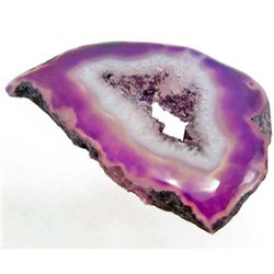 36.00 CT. PURPLE DRUZY SLICE GEMSTONE
