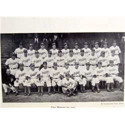 1945 "THE BROOKLYN DODGERS AN INFORMAL HISTORY" HARDCOVER BOOK