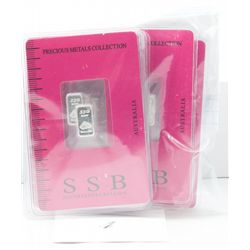 10x .999 Australian Mint Certified Silver Bars