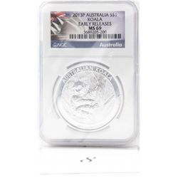 2013 Certified and Appraised Australian Mint One O