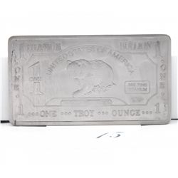 One Ounce .999 Titanium Investors Bar