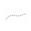 Image 1 : 925 Sterling Silver Sapphire Tennis Bracelet