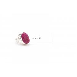 925 Silver Ruby Gemstone Ring