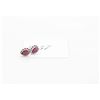 Image 1 : Sterling Silver Ruby Earrings