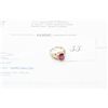 Image 1 : 10k gold 3.22carat custom made ruby ring