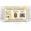 Image 1 : 5grain 24k gold bullion bar with certificate of