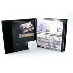 royal canadian mint 10 dollar bank note set