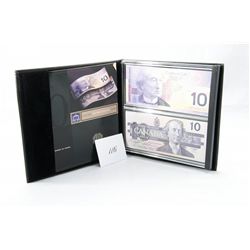 royal canadian mint 10 dollar bank note set