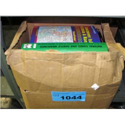 2 boxes of assorted books