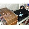Image 1 : shelf lot of assorted home electronics