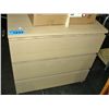 Image 1 : Bleached oak 3 drawer rolling chest