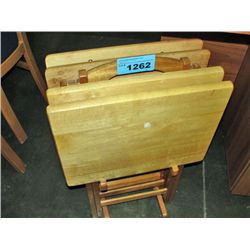 5pc dinner TV tray set