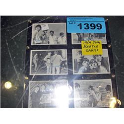 6 1964 Tops beatles collectors cards