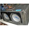 Image 1 : Baseworx alpine double sub woofer car audio box