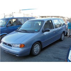 1998 Ford Windstar *estate vehicle** unreserved* NEEDS NEW FRONT BRAKES!