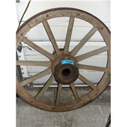 Rustic wagon wheel