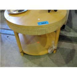 Contemporary round side table