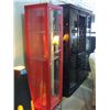 Image 1 : Approx 6F tall red ikea display showcase