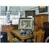 Image 1 : 7pc oak refractory dining room suite turn of the