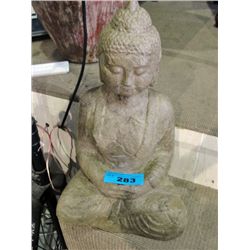 Cement buddha garden statue